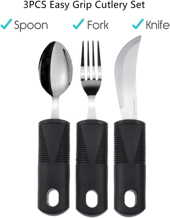 Adaptive Cutlery Set (Weighted Handles)