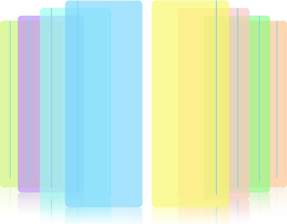Coloured Overlay Reading Sheets (12 Pack)
