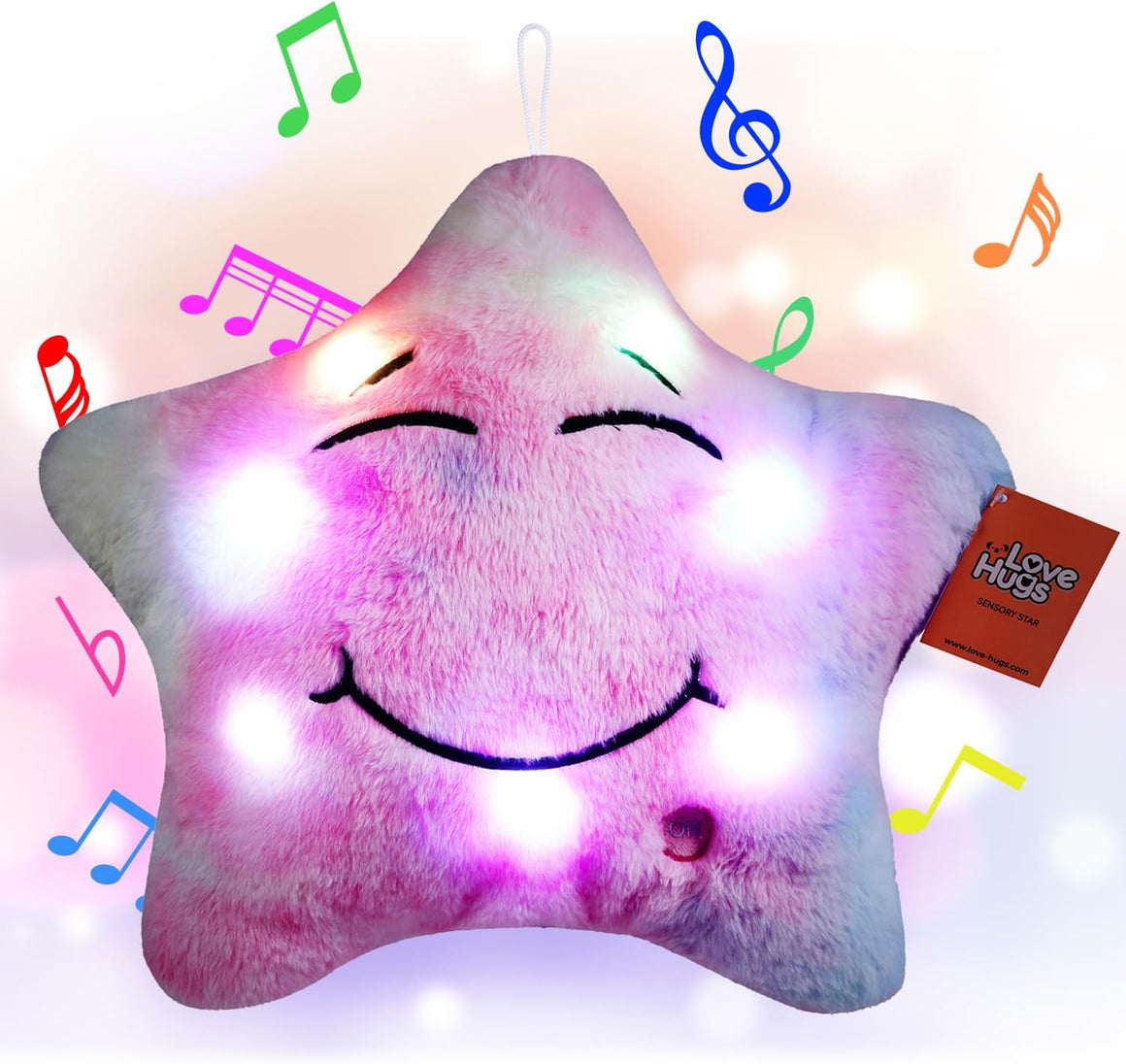 LoveHugs Musical Star Teddy Sensory Light