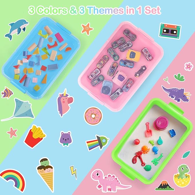 Sensory trays x3