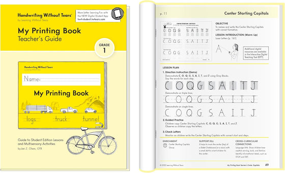 Handwriting Without Tears Workbook