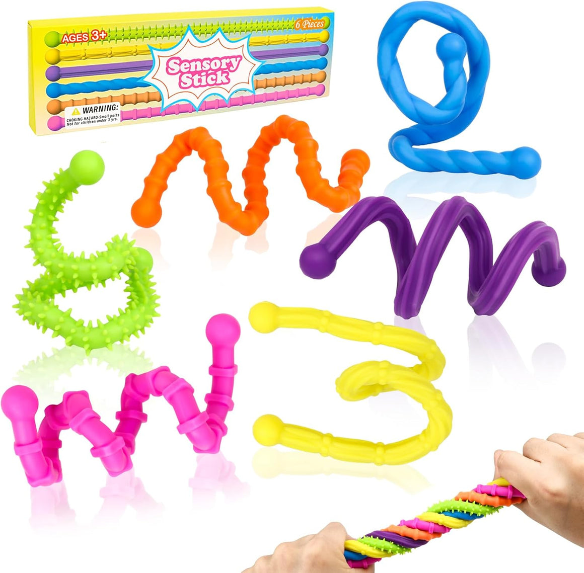 Stretchy String Fidget Toys (6 Pack)