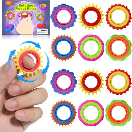 Fidget Rings Set (x12)