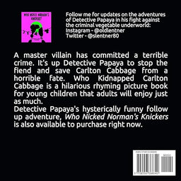 Who Kidnapped Carlton Cabbage? (Book)