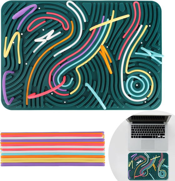 Fidget Sensory Activity Board (Double-Sided)