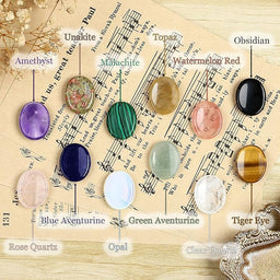 Worry Stones (Natural Crystal Set) Adults -