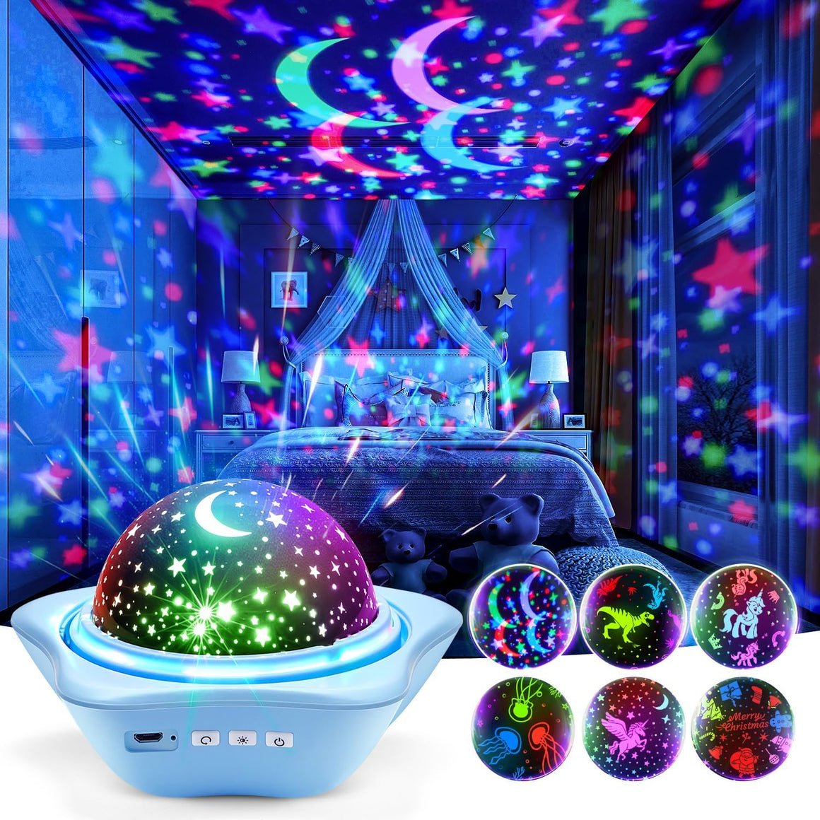 Galaxy Night Light Projector