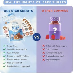 Star Scouts sleep stickers