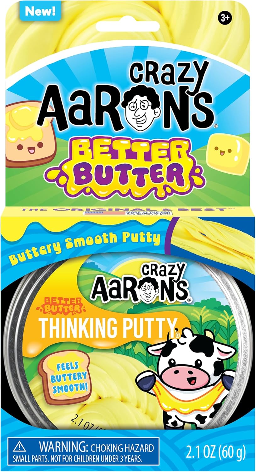 Aaron's thinking putty butter